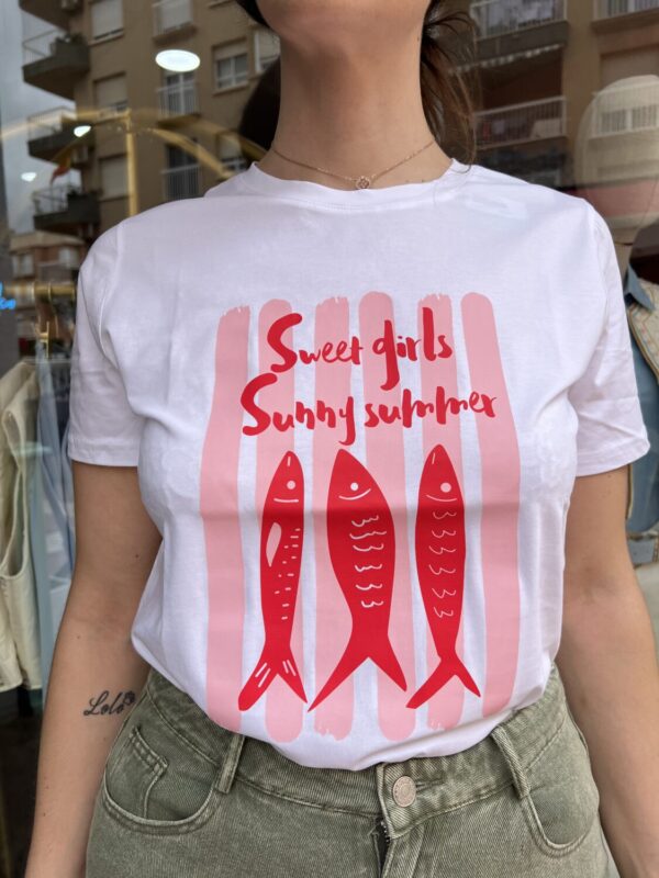 Camiseta sardina.