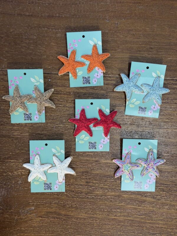 Pendientes estrella.