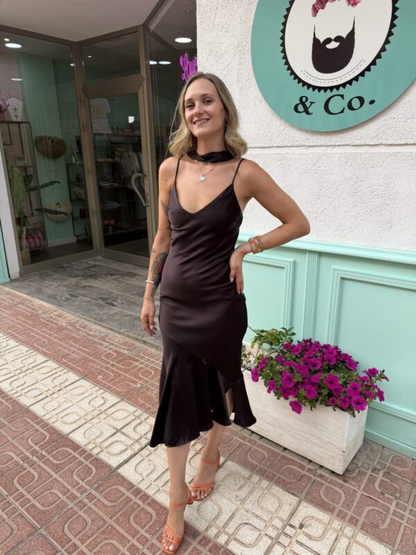 Vestido choco.
