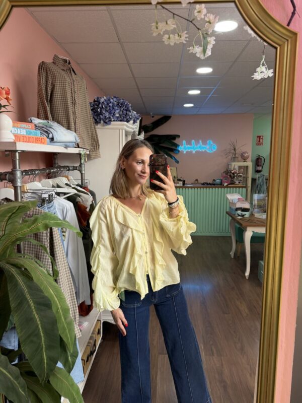 Camisa Leonor. (amarillo)