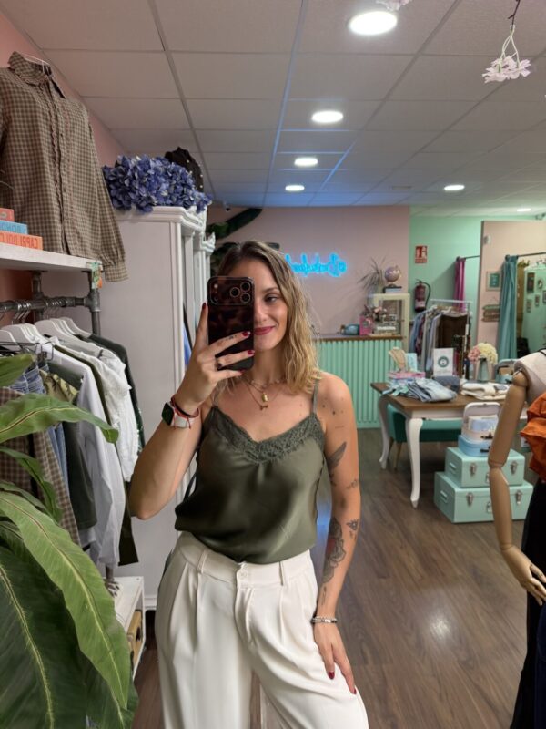 Lencera verde.